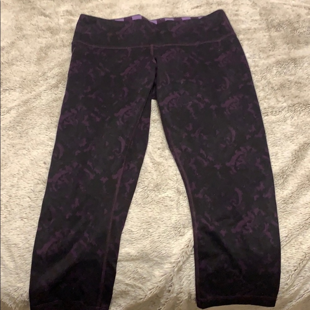 Lululemon crop reversible leggings